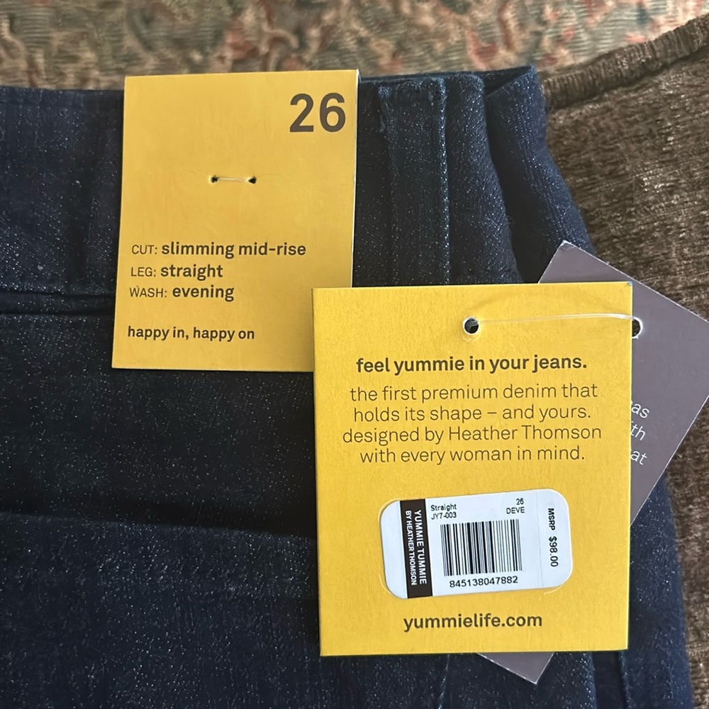 Yummie by Heather Thomson / straight dark wash jeans